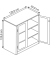 Stahlschrank rot / grau