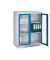 Stahlschrank blau / grau