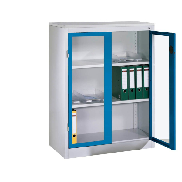 4064615243227 - CP Stahlschrank 8531-055 1060-80 lichtgrau lichtblau Acrylglas 1200 x 500 x 1200 cm aufgebaut 4064615243227 - CP Stahlschrank 8531-055 1060-80 lichtgrau lichtblau Acrylglas 1200 x 500 x 1200 cm aufgebaut