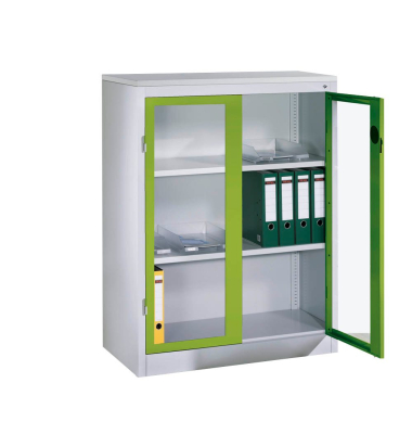 Stahlschrank grün / grau