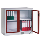 Werkzeugschrank  8821055S10024 Fenstertür 1000x930x500mm lgr/rrt