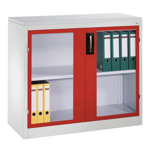 4064615244538 - CP Stahlschrank 8831-055 1060-80 lichtgrau rubinrot Acrylglas 1200 x 500 x 1000 cm aufgebaut 4064615244538 - CP Stahlschrank 8831-055 1060-80 lichtgrau rubinrot Acrylglas 1200 x 500 x 1000 cm aufgebaut