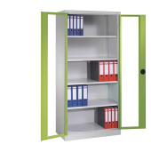 Stahlschrank grün/grau