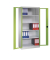 Stahlschrank grün/grau
