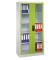 Stahlschrank grün/grau
