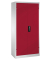 Werkstattschrank 8921-503, Stahl abschließbar, 4 OH, 93 x 195 x 50 cm, rot/lichtgrau