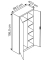 Garderobenschrank 9260-30, Stahl abschließbar, 5 OH, 93 x 195 x 40 cm, lichtgrau/anthrazit