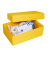 M Geschenkboxen 1,1 l gelb 17,0 x 11,0 x 6,0 cm
