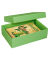 L Geschenkboxen 3,6 l grün 26,6 x 17,2 x 7,8 cm