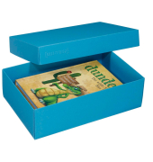 L Geschenkboxen 3,6 l blau 26,6 x 17,2 x 7,8 cm
