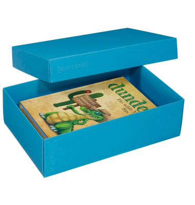 L Geschenkboxen 3,6 l blau 26,6 x 17,2 x 7,8 cm