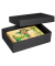 L Geschenkboxen 3,6 l schwarz 26,6 x 17,2 x 7,8 cm