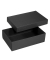 L Geschenkboxen 3,6 l schwarz 26,6 x 17,2 x 7,8 cm