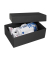 XL Geschenkboxen 8,6 l schwarz 34,0 x 22,0 x 11,5 cm