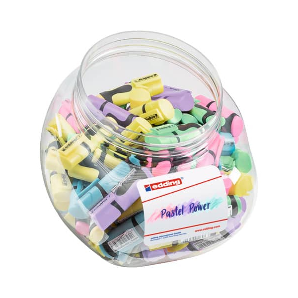 100 Stück Edding Textmarker 7 mini pastell, 52211, gelb, 1-3mm Keilspitze 4057305025340 Edding
