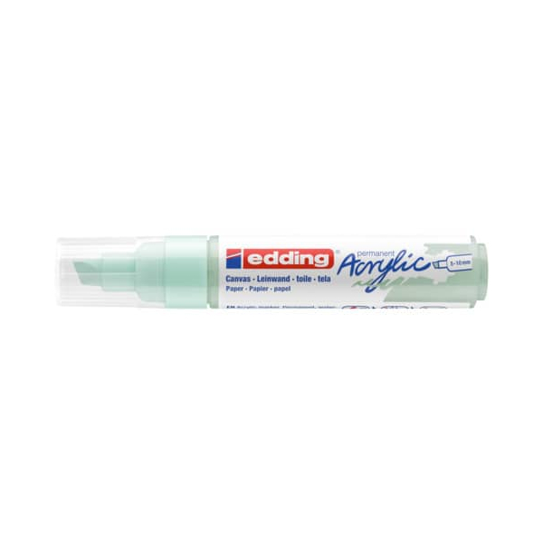 5 Stück Edding Acrylmarker 5000 mild mint 5-10mm Keilspitze 4057305026200 Edding