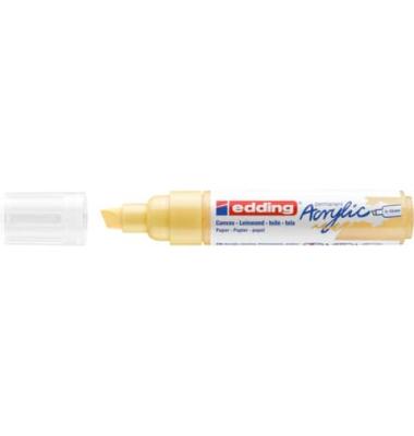 Acrylmarker 5000 pastellgelb 5-10mm Keilspitze