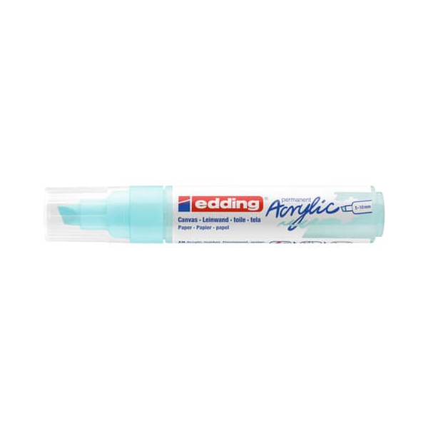 5 Stück Edding Acrylmarker 5000 pastellblau 5-10mm Keilspitze 4057305026538 Edding