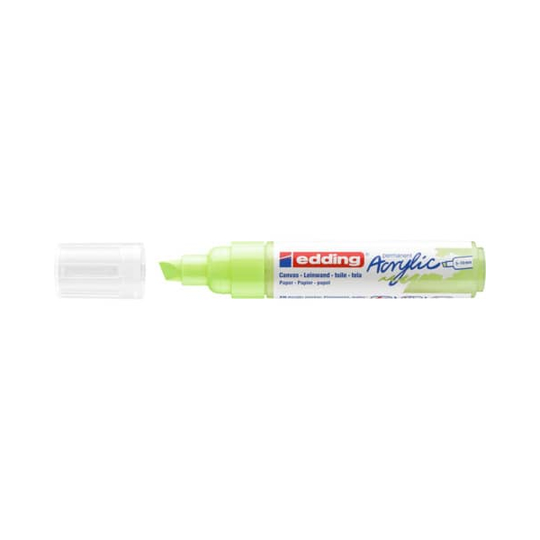 5 Stück Edding Acrylmarker 5000 pastellgrün 5-10mm Keilspitze 4057305026569 Edding