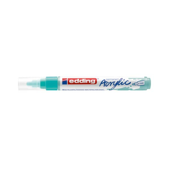 10 Stück Edding Acrylmarker 5100 opulent türkis 2-3mm Rundspitze 4057305026989 Edding