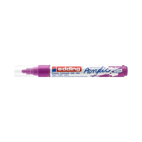 10 Stück Edding Acrylmarker 5100 beere 2-3mm Rundspitze 4057305027139 Edding