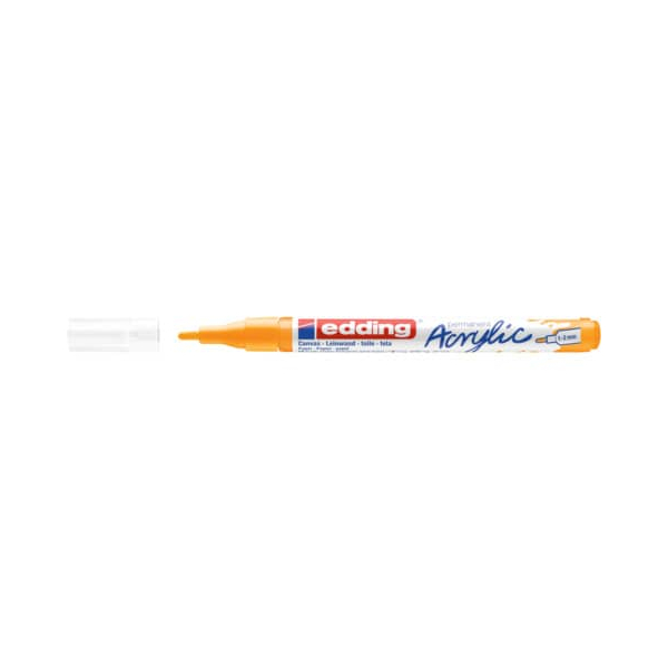 10 Stück Edding Acrylmarker 5300 sonnengelb 1-2mm Rundspitze 4057305027580 Edding