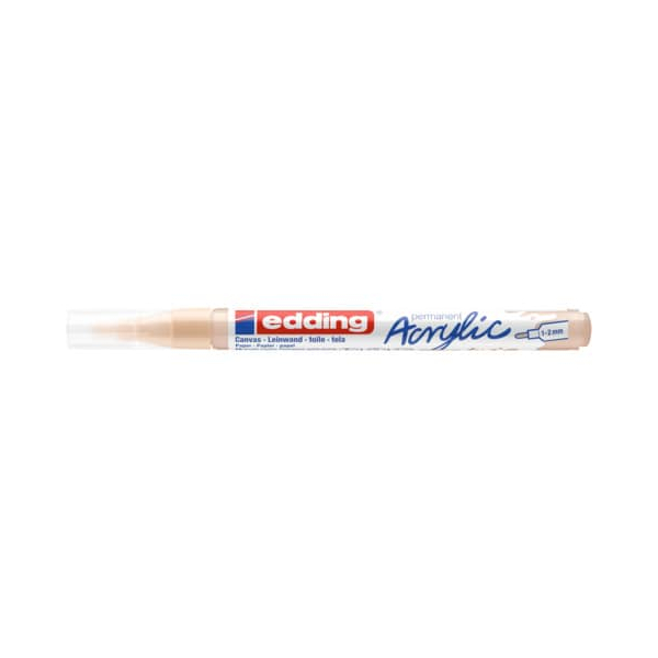 10 Stück Edding Acrylmarker 5300 warmbeige 1-2mm Rundspitze 4057305027917 Edding