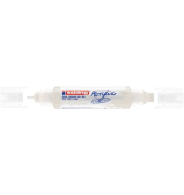 Acrylmarker 5400 3D Double Liner verkehrsweiß 2-3mm & 5-10mm Rundspitze & Keilspitze