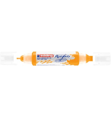 Acrylmarker 5400 3D Double Liner sonnengelb 2-3mm & 5-10mm Rundspitze & Keilspitze