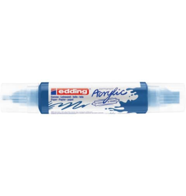 Acrylmarker 5400 3D Double Liner enzianblau 2-3mm & 5-10mm Rundspitze & Keilspitze