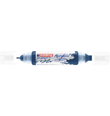 Acrylmarker 5400 3D Double Liner nachtblau 2-3mm & 5-10mm Rundspitze & Keilspitze