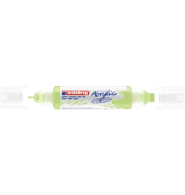 Acrylmarker 5400 3D Double Liner pastellgrün 2-3mm & 5-10mm Rundspitze & Keilspitze
