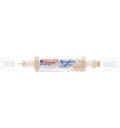 Acrylmarker 5400 3D Double Liner warmbeige 2-3mm & 5-10mm Rundspitze & Keilspitze