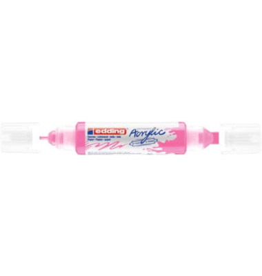 Acrylmarker 5400 3D Double Liner neonpink 2-3mm & 5-10mm Rundspitze & Keilspitze
