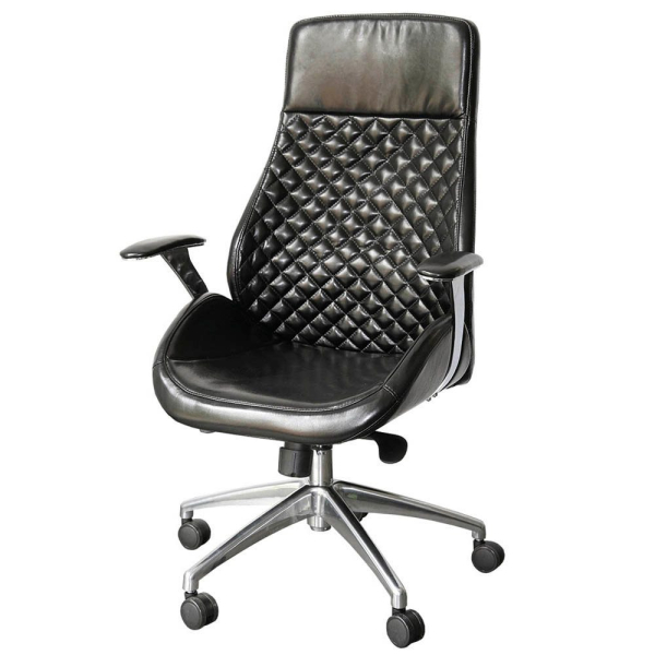 4061815507043 -  Bürostuhl Pantera high schwarz   chrom mit Armlehnen bis 110kg 4061815507043 Head