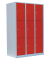 Spind rot/grau