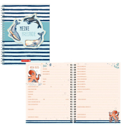 Freundebuch Happy Ocean ca. DIN A5 liniert