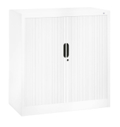 Rollladenschrank weiß 2 Fachböden