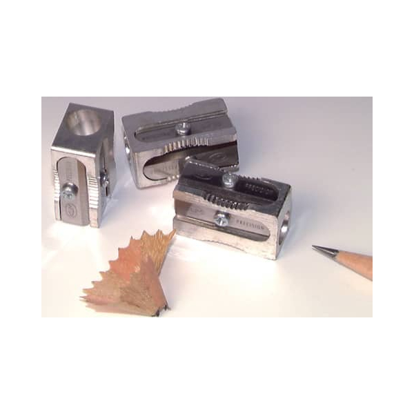 24 x Wedo Bleistiftspitzer Metall bis 8mm incl. Ersatzmesser