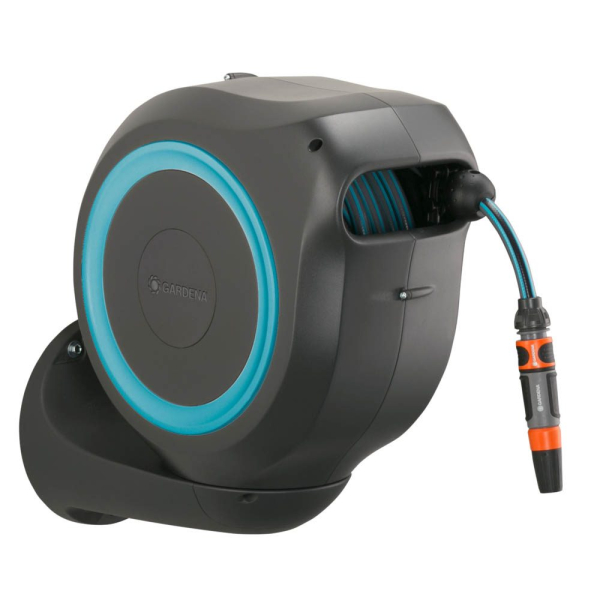 4078500051972 - 18610-20 Gartenschläuche und Gartenschlauchwagen Wand-Schlauchbox RollUp M (türkis) 20 m 18610-20 4078500051972