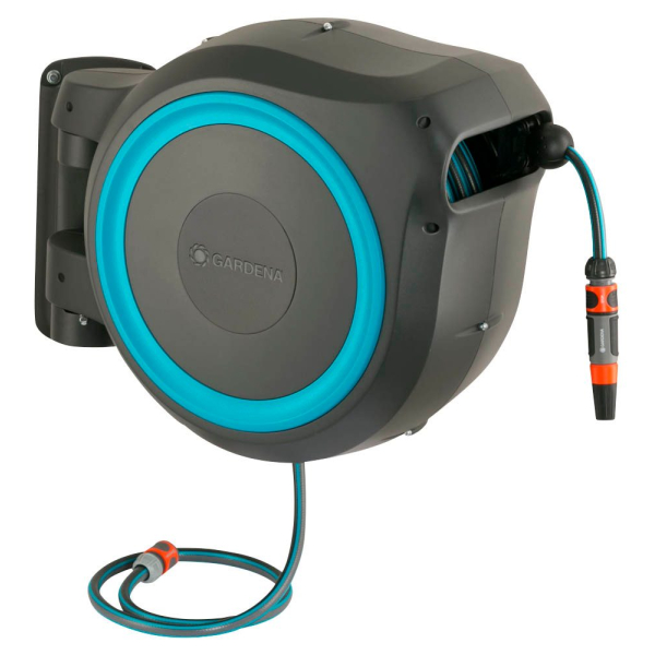 4078500052061 - 18630-20 Gartenschläuche und Gartenschlauchwagen Wand-Schlauchbox RollUp XL (türkis) 35 m 18630-20 4078500052061