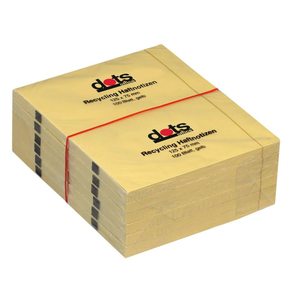4250073727359 - Haftnotizen 222036 Recycling 125x75mm gelb rechteckig 4250073727359 12 Block