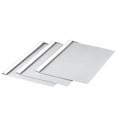 Thermobindemappen 1,5mm für 5 - 15 Blatt Rückenbreite weiß