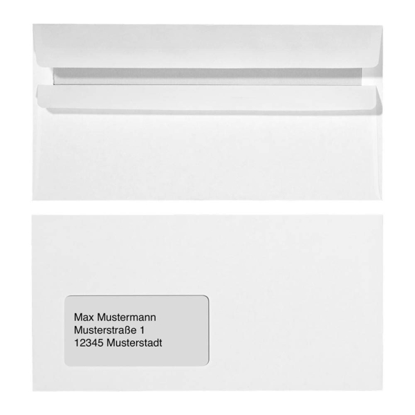 4250073733022 - Briefumschlag 0689 PR KP Din Lang mit Fenster selbstklebend 75g weiß 4250073733022 25 Stück 4250073733022 - Briefumschlag 0689 PR KP Din Lang mit Fenster selbstklebend 75g weiß 4250073733022 25 Stück