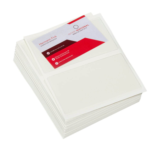 4250277501908 - Selbstklebende Visitenkartentaschen im Querformat 105 x 60 cm 4250277501908 100 Stück 4250277501908 - Selbstklebende Visitenkartentaschen im Querformat 105 x 60 cm 4250277501908 100 Stück