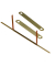 Doppelheftzungen, 13710, messing