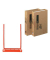 Archivset D-Clip 707844, A4, braun, Metall