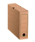 Archivbox 276486, A4, braun, innen 32,5x24,5x7,7cm, Karton