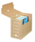 Archivbox 276425, A4, braun, innen 32,5x24,5x7,7cm, Karton