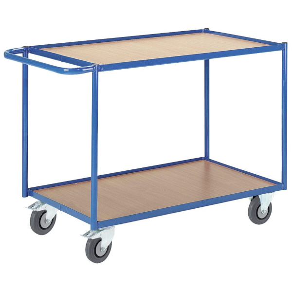 4250448501362 - Rollcart Tischwagen mit 2 Etagen im Buchendekor 990x590mm 4250448501362 - Rollcart Tischwagen mit 2 Etagen im Buchendekor 990x590mm